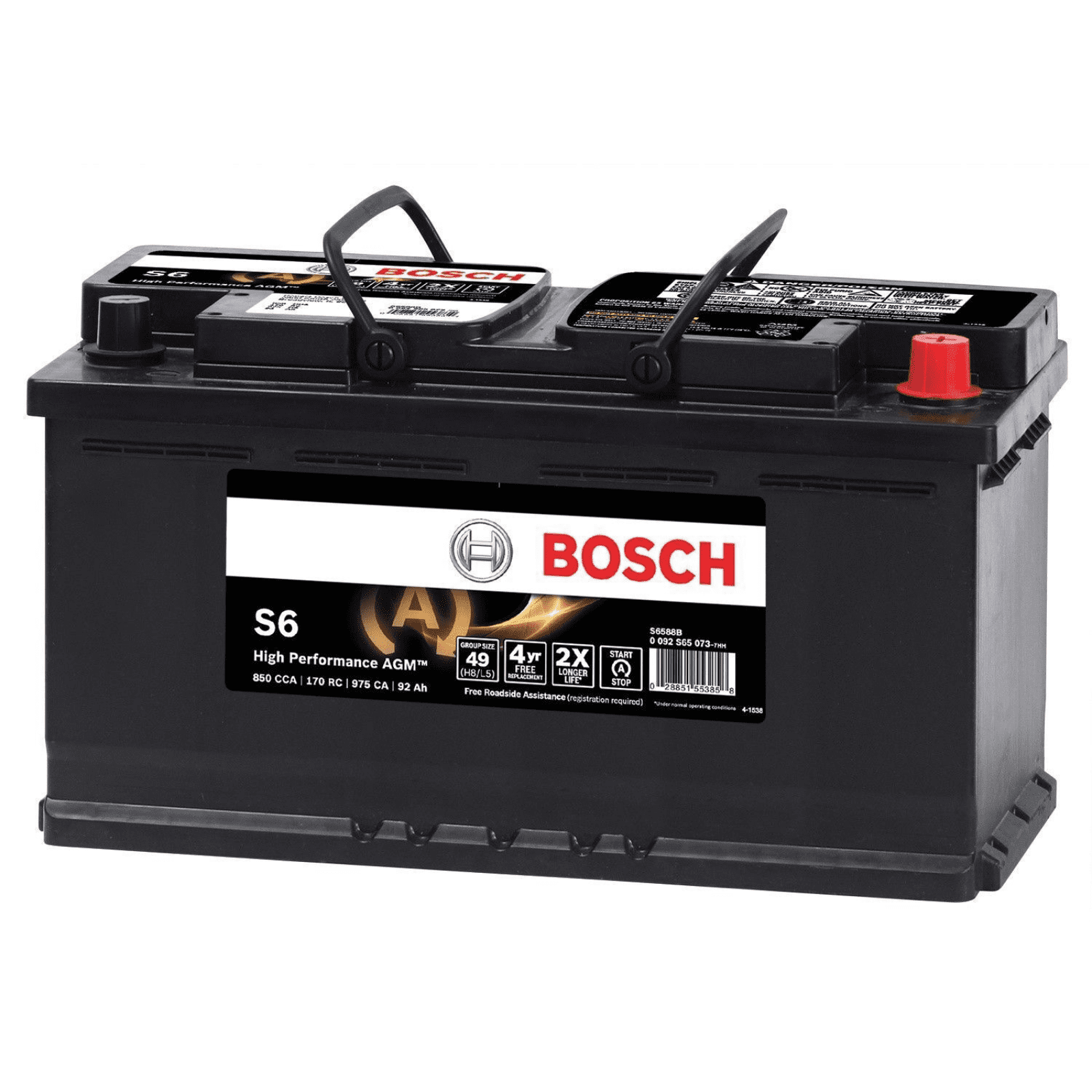 High Performance Starter Battery Bosch MPN # S6588B - Walmart.com