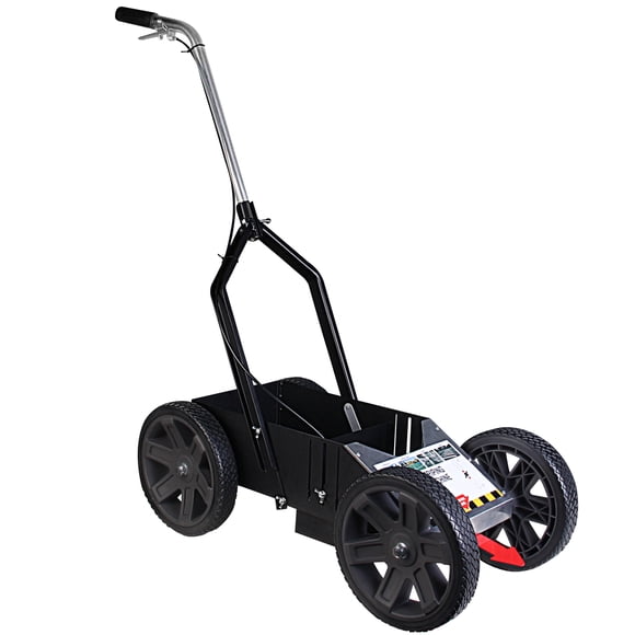 High-Performance Striping Line Marking Machine, Athletic Field Striping Machine, Parking Lot Striping Machine, Work with Inverted Striping Spray Paint, Black