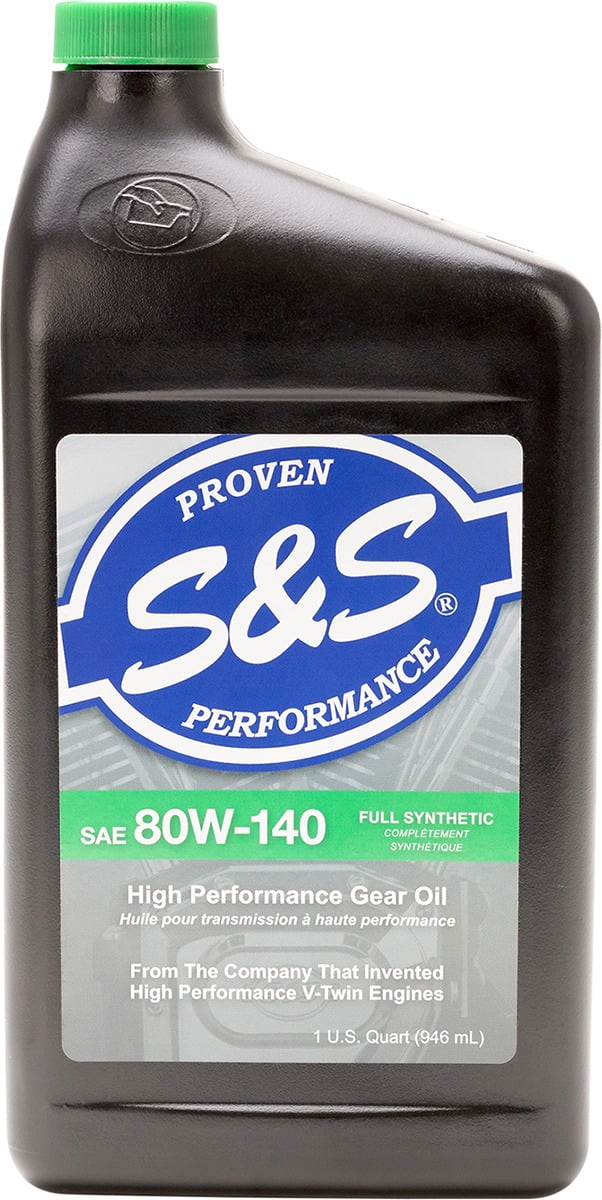 High Performance Synthetic Big Twin Gear Oil - SAE 80W-140 - 1 Qt.
