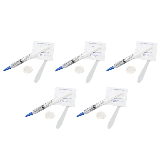 High-Performance Thermal Paste for CPU, GPU & Heatsink - 2.5ml Syringe, 3g (5 Pack)