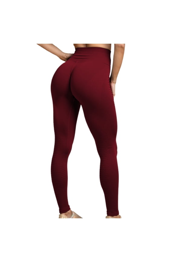 High Performance Yoga Pants For Running And Fitness Workout With Tight Design And Textured Details Versatile Athletic Wear For Active