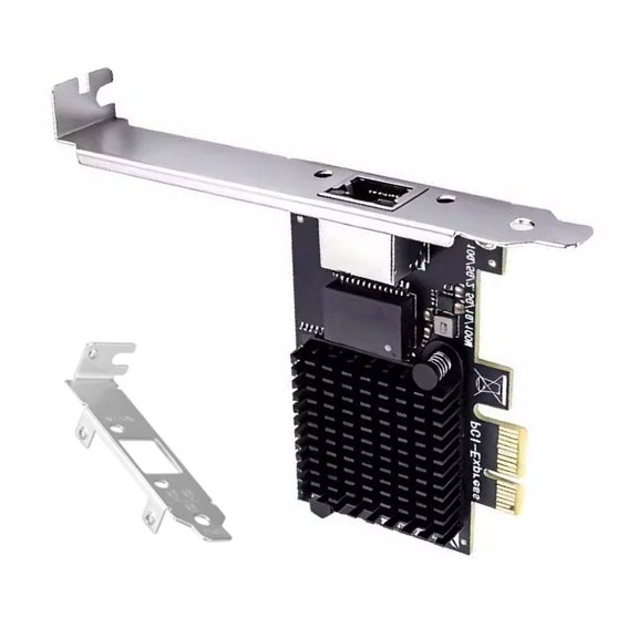 Metal PCIe to 10Gbps RJ45 Networking Card for NAS Gaming Rigs and Professional Workstations