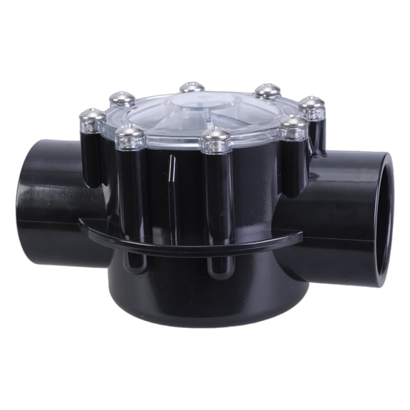 High Performances 180 Degree Check Valves ABS Materials Clear Lid Portable for Pool Plumbing Backflow Prevention