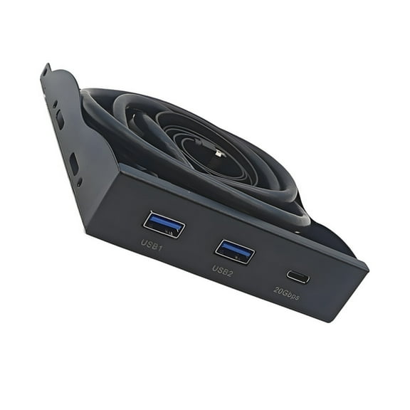 High Performances 19Pin to USB 3.2 and Type C Interfaces Panel for Fast Data Transfer and Broad Compatibility