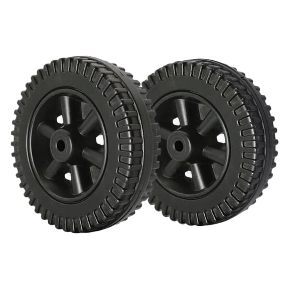 High Performances 6" Plastic Barbecue Wheel for Unseamed Grills Mobility Weather proof Outdoor Cooking Accessory