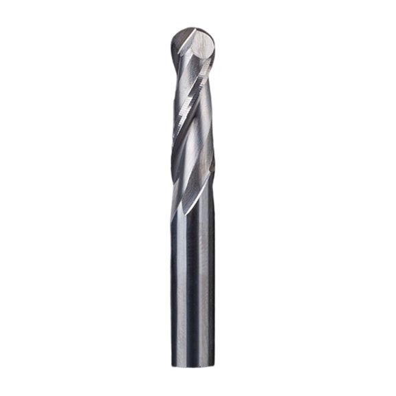 High Performances 6mm 2Flute Nose End Mill Ideal For Dense Board And MultiLayer Cutting Smooth Result