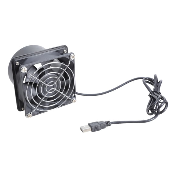High Performances 8cm USB Ventilation Fan for Dust Odor Removal in 3D Printing Enclosures Air Blower Hydraulic Bearing