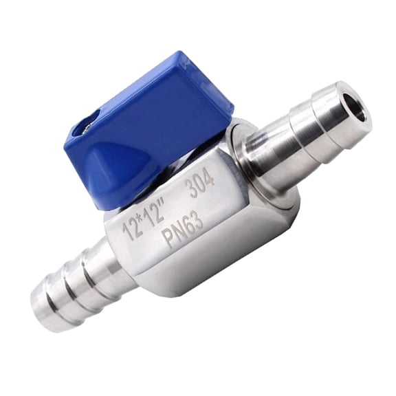 High Performances Barb Stainless Steel Round Valves for Water Oil Shut Off Home and Industrial Use Equipment