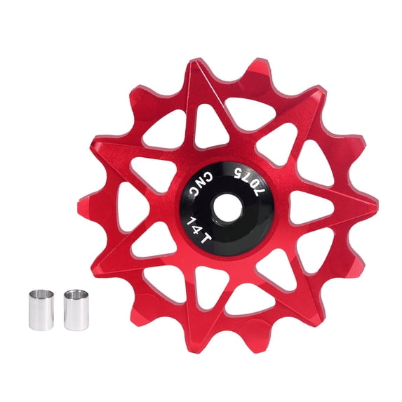 High Performances Bicycles Chainring Guide Wheel with Positive Negatives Teeth Enhances Stability for Cycling