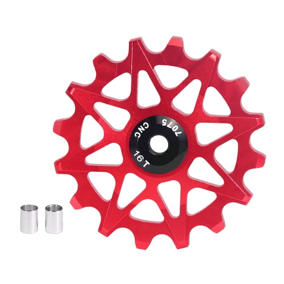 High Performances Bicycles Chainring Guide Wheel with Positive Negatives Teeth Enhances Stability for Cycling