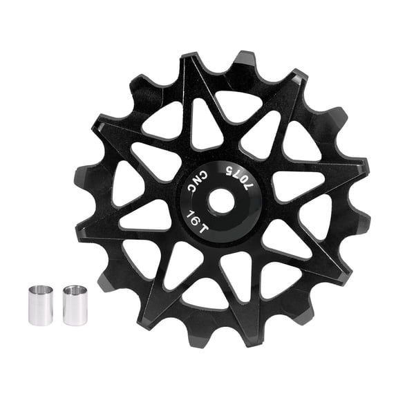 High Performances Bicycles Chainring Guide Wheel with Positive Negatives Teeth Enhances Stability for Cycling