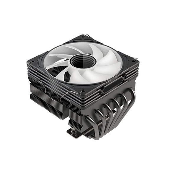 High Performances CPU Air Coolers Down Flows Coolers with 6 Heat Pipe and ARGB 12cm Fan for Thermals Management