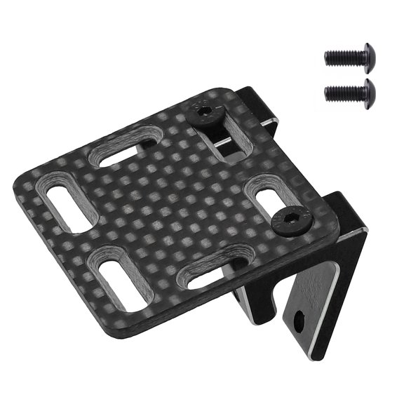 High Performances Carbon Fiber ESC Mounting Plate with Double Installation Option Aluminum Bracket for YokomoYD2 Series