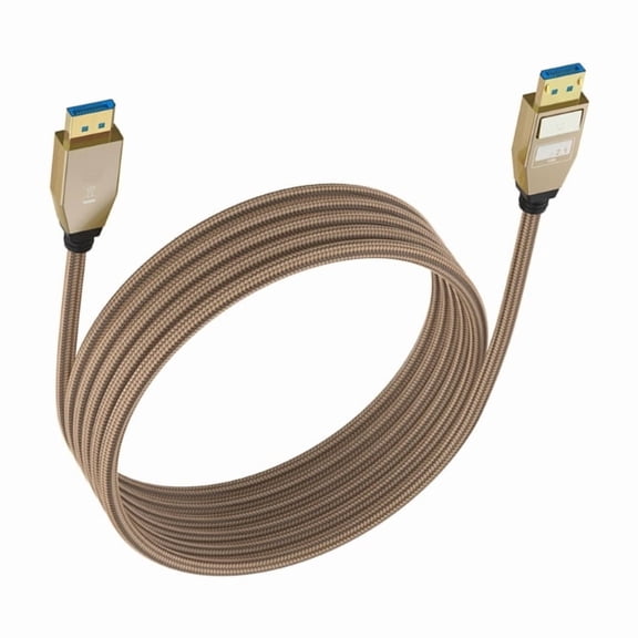 High Performances DP 2.1 V Cable 1 Meter 80Gbps 16K 8K Resolution Support Error Correction Convenient Gaming