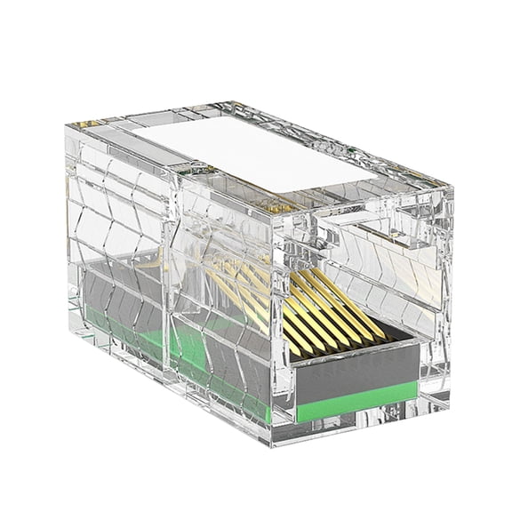High Performances Ethernet Extender RJ45 Coupler Gold Plated Contacts Shielded Design For Cat6 Cat5 Cables 1000Mbps