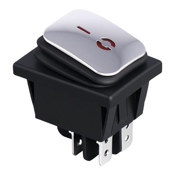 High Performances IP65 Electrical Switches 220V 16A Black 2 Poles ON/OFF