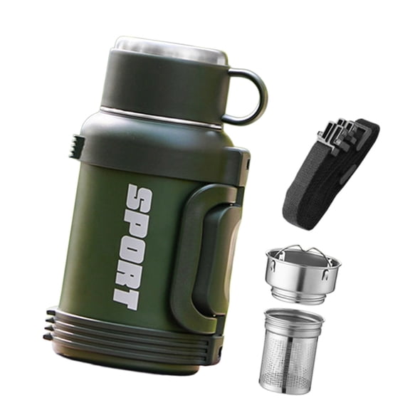High Performances Insulated Flasks Large Capacity Incorporating Temperature Lock for Camping, Fishing