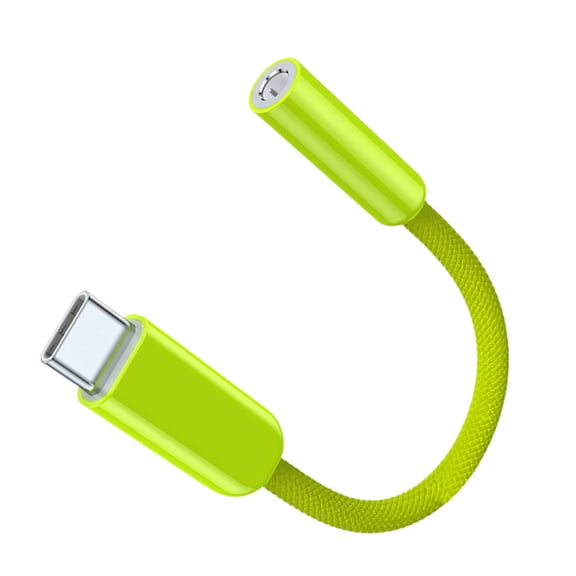 High Performances Male USB C To Female 3.5mm Headphone Adapter Line For Enhances Music And Voice Calls