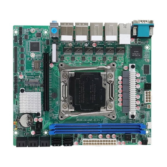 High Performances NASs Motherboards 6x2.5GbE Port 10 SATAs Slots CPU ITX Form Factor