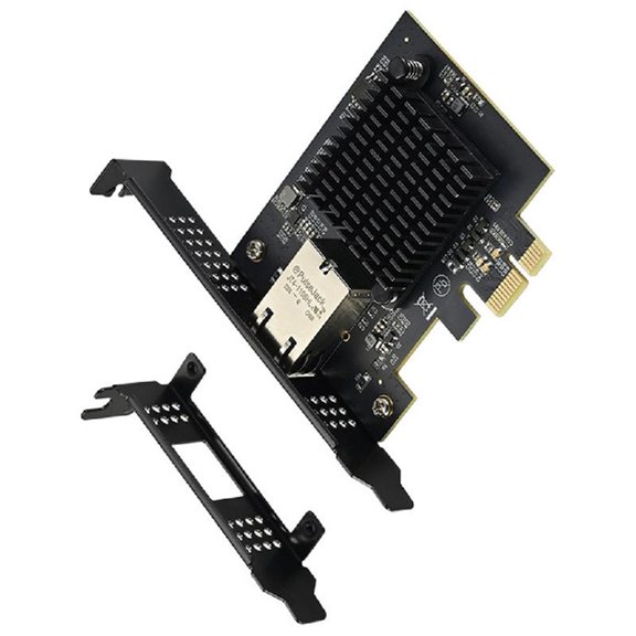 High Performances PCIe x1 to 10 Gigabit Ethernet Adapter for Data Streaming