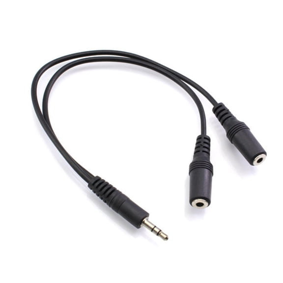 High Performances RCAs Y Splitter Cable 1 RCAs Male To Two Female Coppers Conductors For Speakers Amplifiers Sound Systems