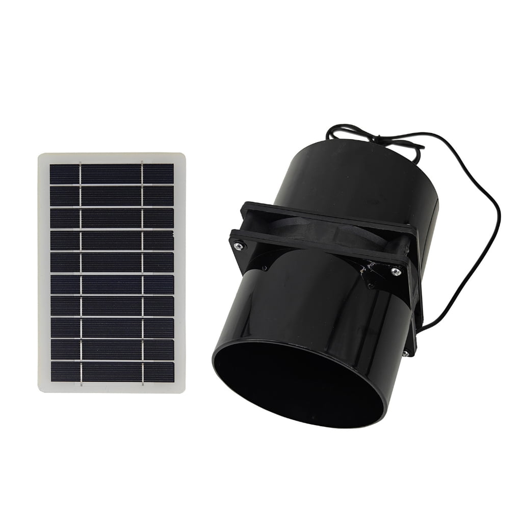 High Performances Solar Exhaust Fan Solar Panel Fan for Improved Airflows in Attics Kitchens and Bathrooms Sturdy Design