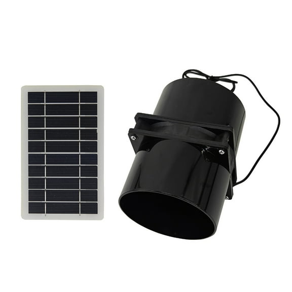 High Performances Solar Exhaust Fan Solar Panel Fan for Improved Airflows in Attics Kitchens and Bathrooms Sturdy Design