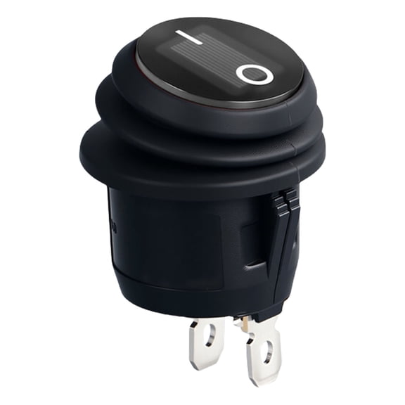 High Performances Waterproof 2 Pin Round Rockers Switches 2 Position for Industrial Control Panel and Marine Devices