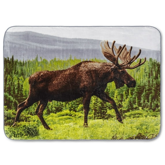 High Pile Oversized 60x80 Luxury Throw, One Size, Moose