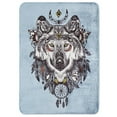 thumbnail image 1 of High Pile Oversized 60x80 Luxury Throw, One Size, Spirit Wolf, 1 of 2