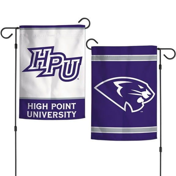 High Point Panthers 12.5 x 18" Double Sided Yard and Garden College Banner Flag Is Printed in the USA