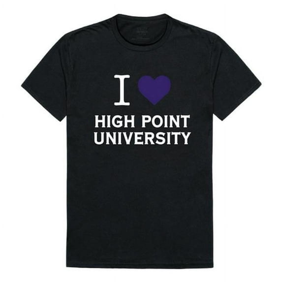 High Point University I Love T-Shirt, Black - Small