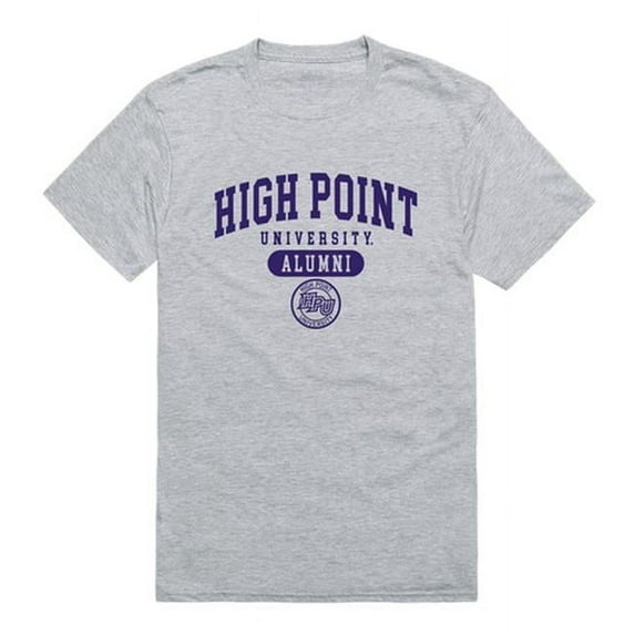 High Point University Men Alumni T-Shirt, Heather Grey - Extra Large