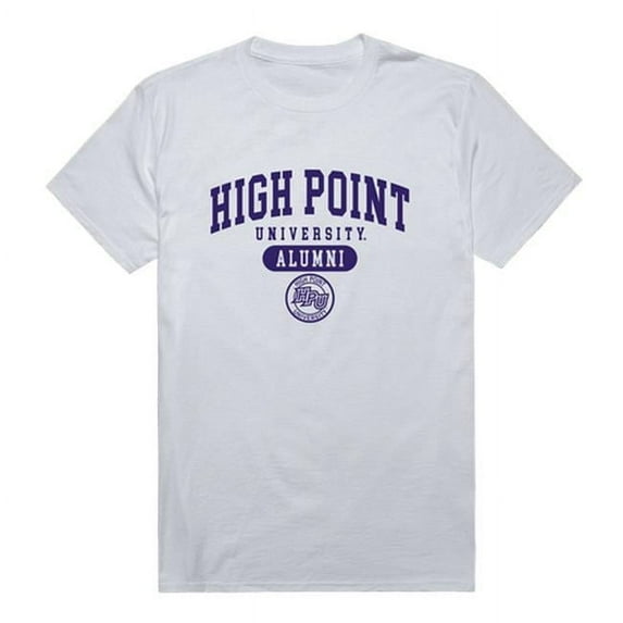 High Point University Men Alumni T-Shirt, White - Extra Large