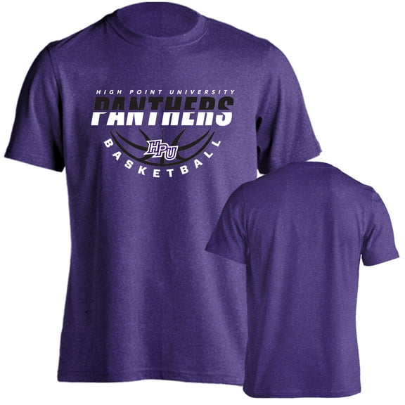 High Point University Panthers Basketball Bball Logo Short Sleeve T-Shirt