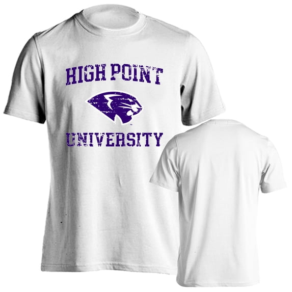 High Point University Panthers Distressed Retro Short Sleeve T-Shirt