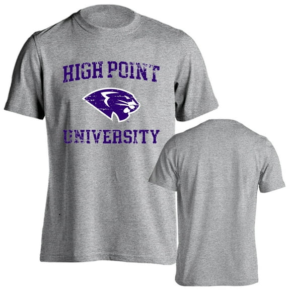 High Point University Panthers Distressed Retro Short Sleeve T-Shirt