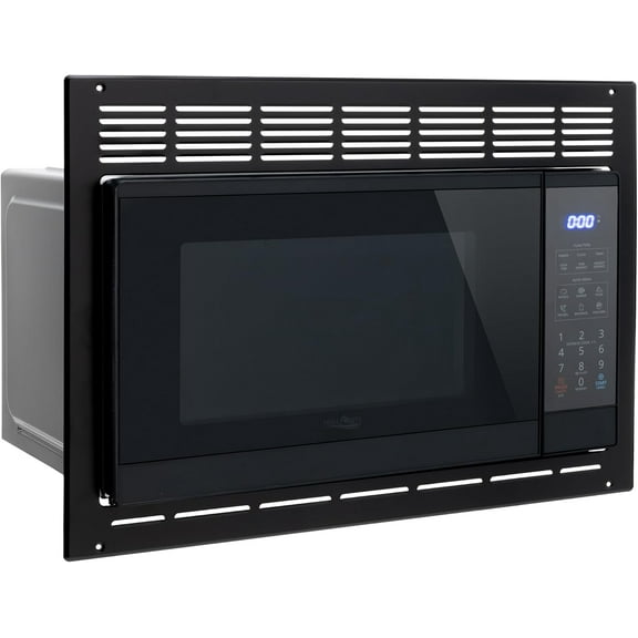High Pointe Black Microwave | 0.9 Cu. Ft. | 6 Cook Modes | Child Lock | Touch Pad Controls | Mute Mode
