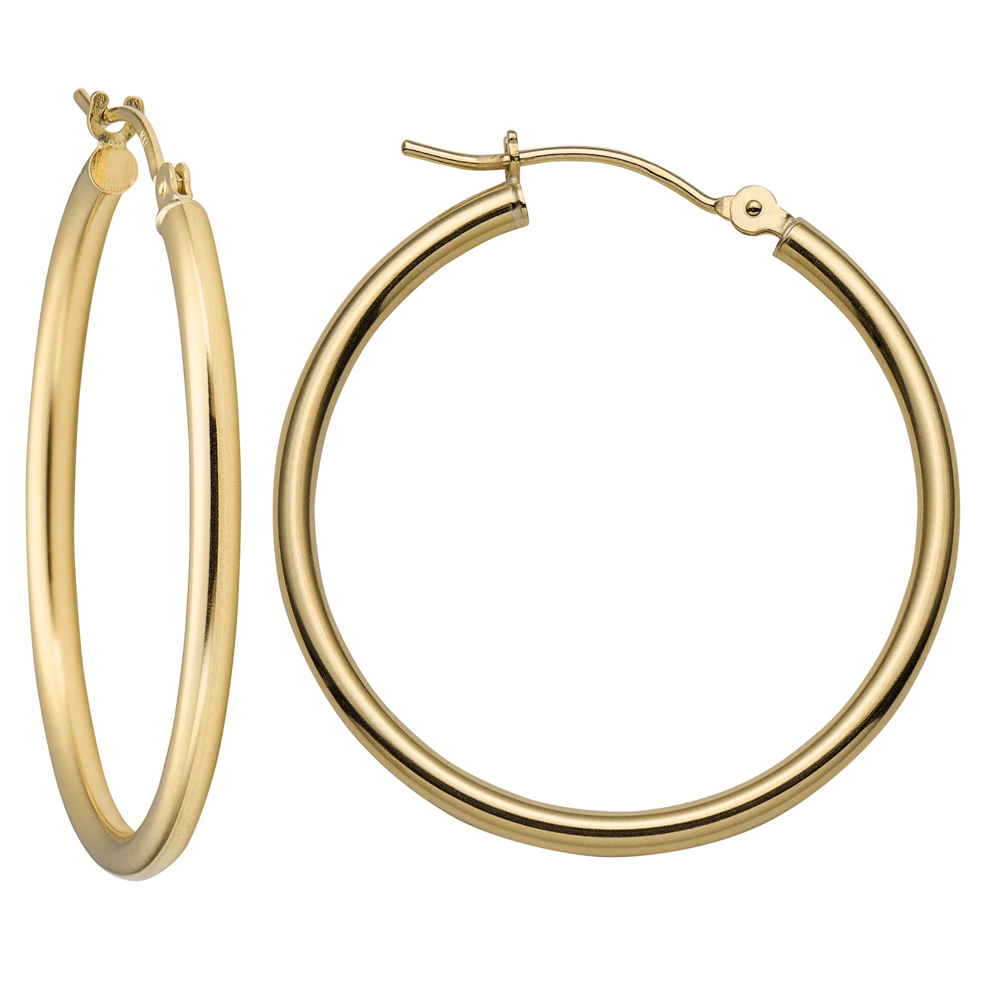 2mm x 60mm Click Hoop Earrings main image 1