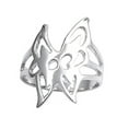 thumbnail image 1 of High Polish Filigree Butterfly Wing Ring 925 Sterling Silver Band Jewelry Female Male Unisex Size 6, 1 of 4
