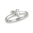 thumbnail image 1 of High Polish Hummingbird Bird Ring .925 Sterling Silver Band Jewelry Female Male Unisex Size 5, 1 of 4