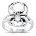 thumbnail image 1 of High Polish Large Spider Bug Ring .925 Sterling Silver Band Jewelry Female Male Unisex Size 10, 1 of 4