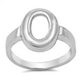 thumbnail image 1 of High Polish Oval Geometric Wholesale Ring .925 Sterling Silver Band Jewelry Female Male Size 6, 1 of 4
