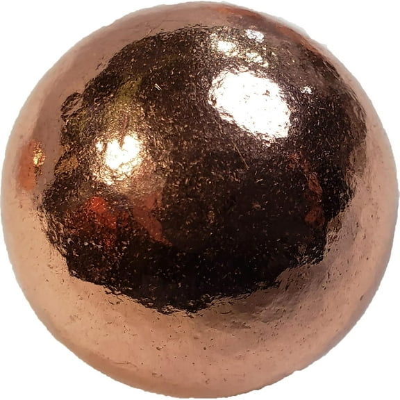 High Polish Premium Pure Solid Copper Sphere - Ball 1 1/2" - Healing Energy Orb Sphere Mineral, Mental Agility, Grounding, Eurythymy, Movement Therapy