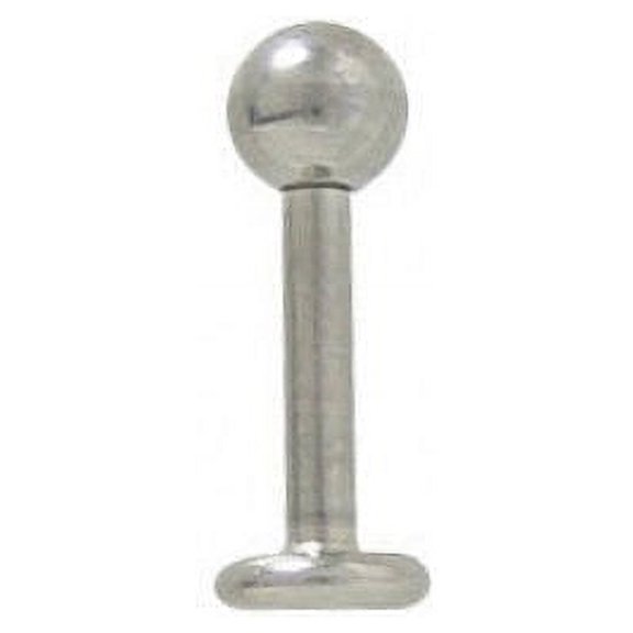 High Polish Titanium Labret Monroe Lip Piercing Jewelry