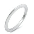 thumbnail image 1 of High Polished Sterling Silver Knife Edge Band Ring Size 8, 1 of 3