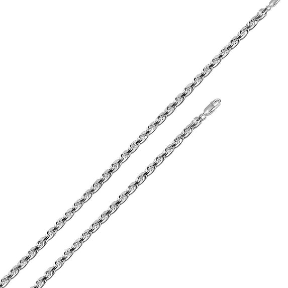 High Polished Sterling Silver Rope 050 Chain 2.2mm