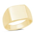 thumbnail image 1 of High Polished Sterling Silver Square Signet Ring Size 9, 1 of 3