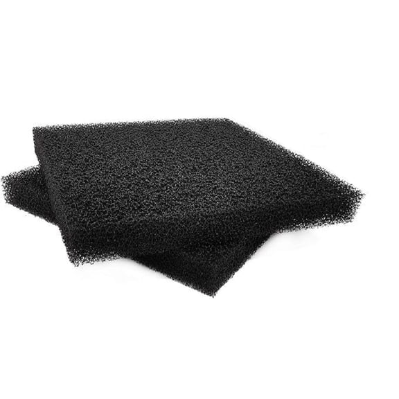 High Porous Bio Aquarium Filter Foam Sheet & Block, Washable Cuttable Black Biochemical Sponge Media for Fish Tank Sump Filter Box Filtration