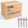 thumbnail image 1 of High-Potency 20% Zinc Oxide Ointment - (Pack of 72) Baby Diaper Rash Cream and Gentle Skin Protectant Barrier for Chafed Skin, Wetness Daily & Overnight Protection Soothing, Hypoallergenic, 1oz Tubes, 1 of 9